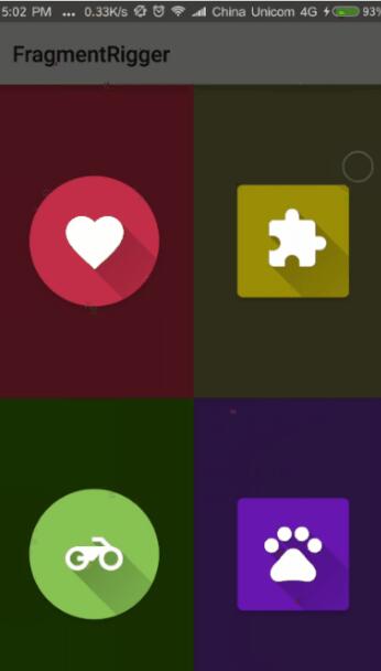 android 管理多种动画效果Fragment效果源码