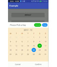 android 日历和日期选择器