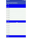 android RecyclerView实现分组列表悬浮顶部栏效果
