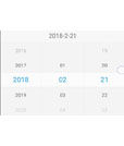 Android 滚轮选择器的实现效果源码