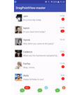 Android QQ未读气泡拖拽组件源码