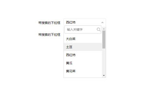 jQuery基于Layui搜索下拉框代码