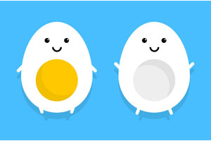 纯CSS3制作卡通鸡蛋动画特效