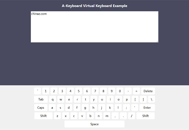  js虚拟键盘输入框代码