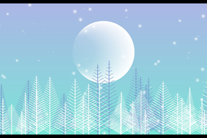 Canvas冬季下雪场景特效