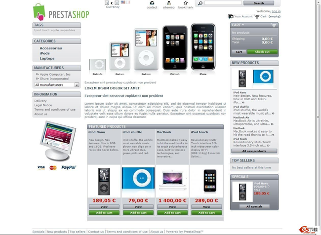  PrestaShop 开源网店系统