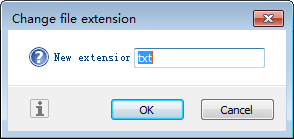 Change File Extension Shell Menu