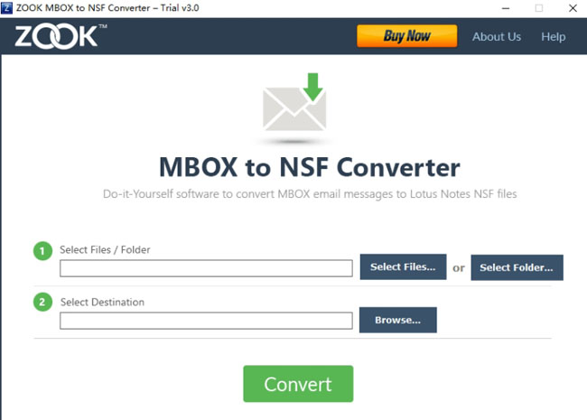 ZOOK NSF to MBOX Converter 