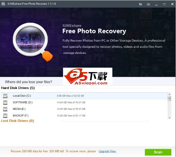 IUWEshare Free Photo Recovery